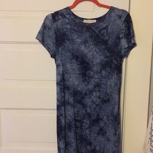 Beautiful Michael Kors linen tie dye maxi dress